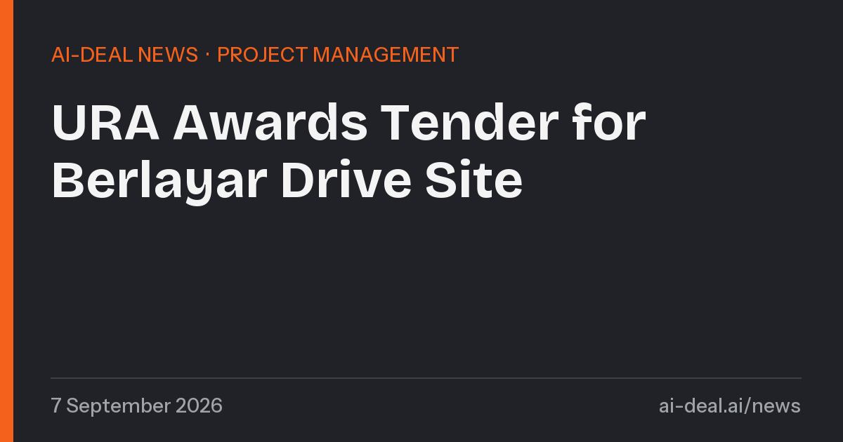 URA awards Berlayar Drive site to Intrepid and GuocoLand
